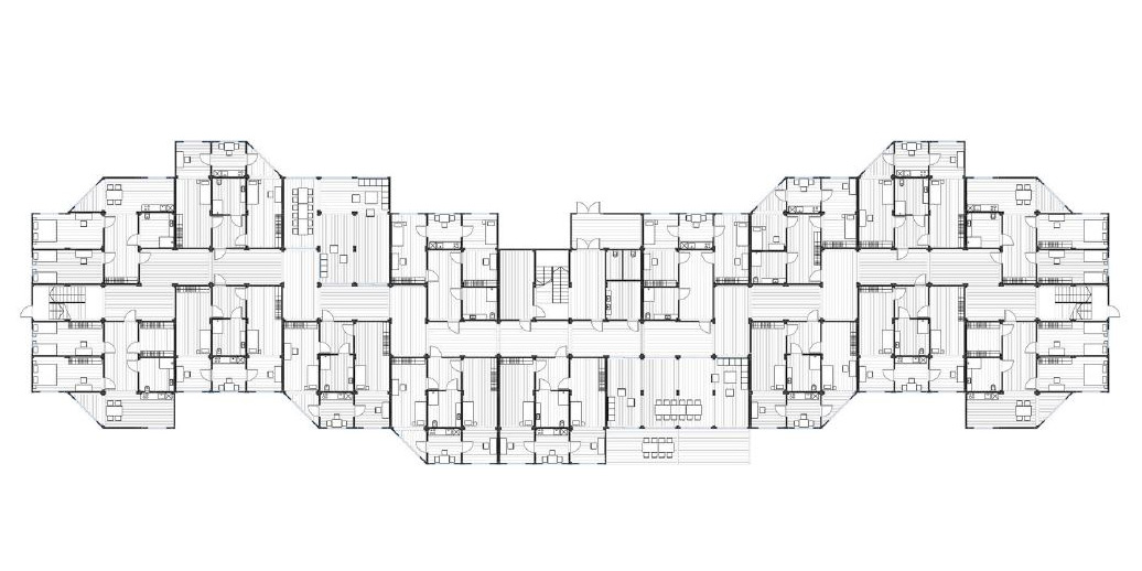 katus.eu teokarp dormitory architectural model plan